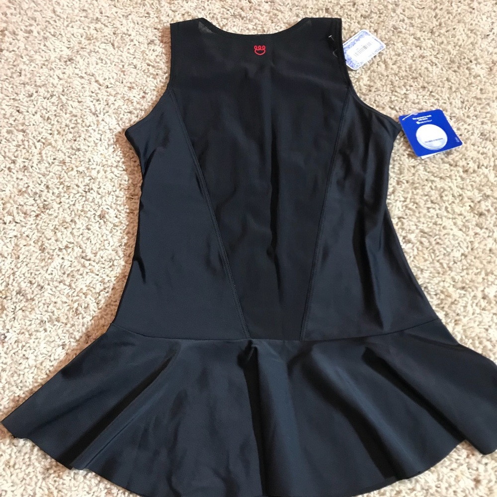 NWT KADYLUXE Black Peplum Athletic Tank S - Picture 6 of 8